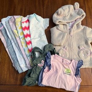Baby Girl Size 2T Clothes - Cat & Jack/Art Class/Genuine Kids fr. Oshkosh